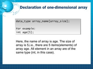 Array | PPT