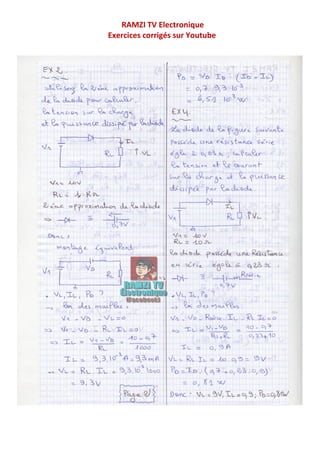 RAMZI TV Electronique
Exercices corrigés sur Youtube
 