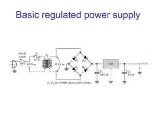 Basic regulated power supply
 