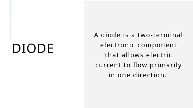 What is a Diode? Its definition, function, application and how it works ... image.