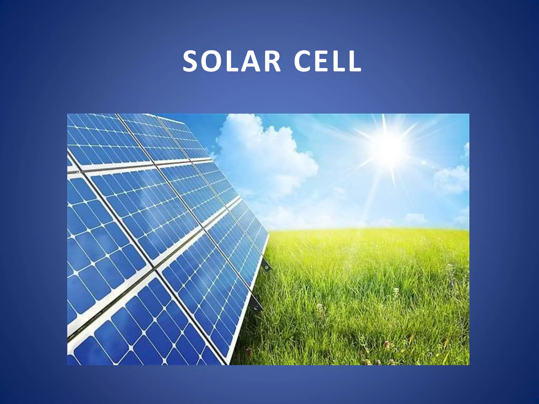 SOLAR CELL