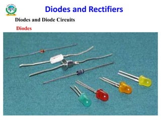 Diodes and Diode Circuits
Diodes
Diodes and Rectifiers
Prof. K. Adisesha
 