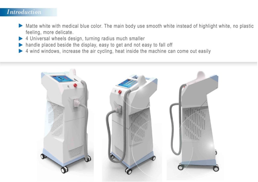 Diode laser hair removal machine with 12.20mm2 big spot,10hz