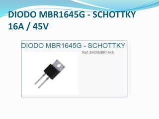 DIODO MBR1645G - SCHOTTKY
16A / 45V
 