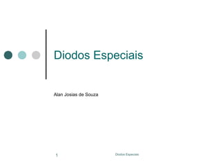 Diodos Especiais

Alan Josias de Souza

1

Diodos Especiais

 