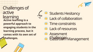 Diones' Integrating active learning approaches in teaching | PPTX