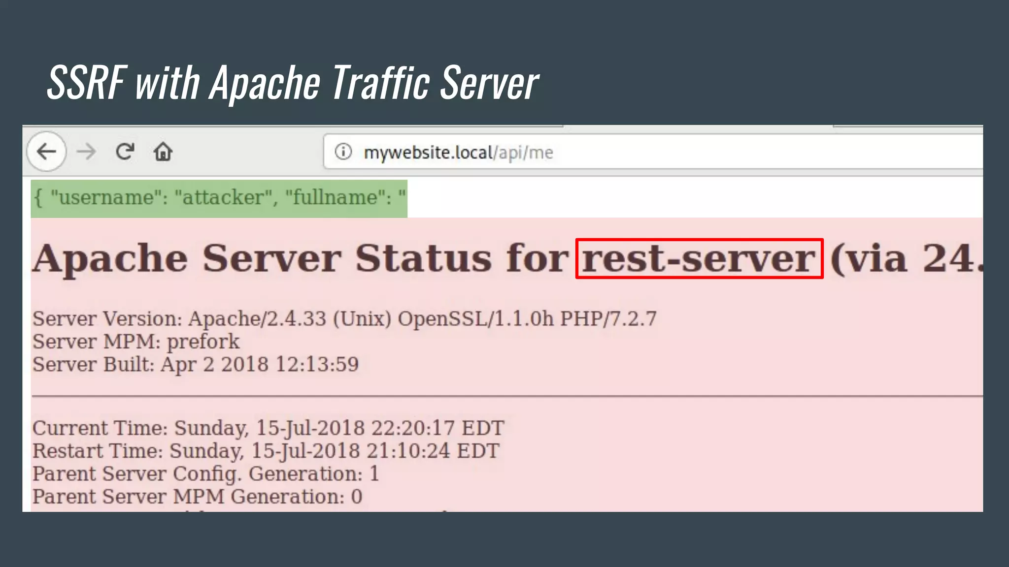 SSRF with Apache Traffic Server
 