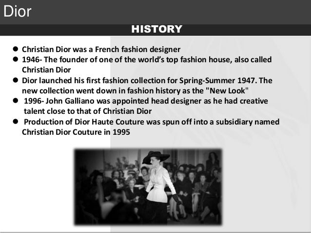 Dior swot analysis picture