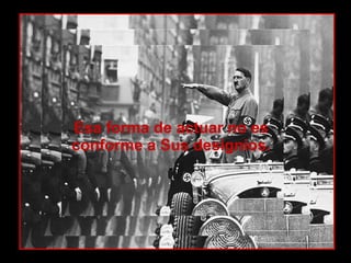 Si Dios no impone a los demás Su voluntad ni Sus planes, cuánto menos debieran hacerlo los mortales. Nadie debe forzar a otro a aceptar sus creencias o su estilo de vida.  Ningún gobierno debe compeler a otro a ajustarse a sus ideales y deseos.   Esa forma de actuar no es conforme a Sus designios. 