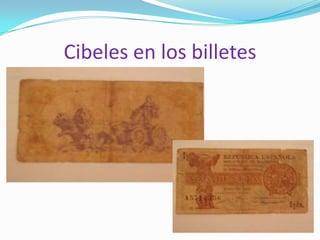 Cibeles en los billetes