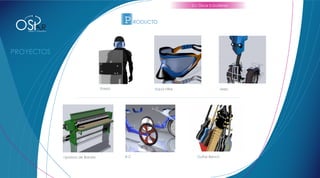 D.I. Óscar E.Gutiérrez



                                                  P RODUCTO
OS           R
 DISEÑO Y CONCEPTO




                                         Shield           Aqua Nike                   Jeep




                     Lijadora de Banda            B-C                    Guitar Bench
 