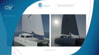 P RODUCTO                       Proyectos realizados y renderizados


OS
                         Velero Sunrise Time
DISEÑO Y CONCEPTO
                                                                                en Rhinoceros, iluminaciòn Vray.
                          Audi Prototype
                           R
               DISEÑO Y CONCEPTO
                                               Velero




                                                                                                                      Proyectos realizados y
                                                                                                                      renderizados en Rhinoceros,
                                                                                                                      iluminaciòn Vray.

                                                        Renderizaciòn Velero.
 