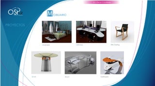 D.I. Óscar E.Gutiérrez




OS           R
 DISEÑO Y CONCEPTO




                            Anahata           Oficinas                        Silla Styling




                     M141             Skool                       Verfhuren
 