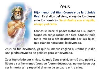 Dioses del olimpo | PPTX
