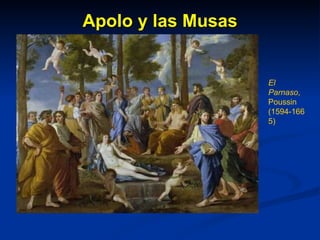 Apolo y las Musas El Parnaso , Poussin (1594-1665) 