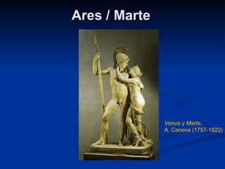 Ares / Marte Venus y Marte ,  A. Canova (1757-1822) 