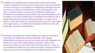 El Poder Transformador del Estudio Profundo de la Biblia y la Fe | PPTX