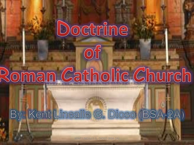 Doctrine of Roman Catholic Church | PPTX
