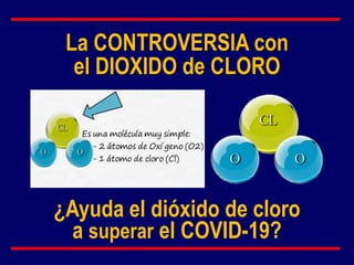 ¿Ayuda el dióxido de cloro
a superar el COVID-19?
La CONTROVERSIA con
el DIOXIDO de CLORO
 