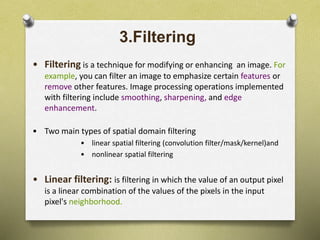 Digital image processing techniques | PPTX