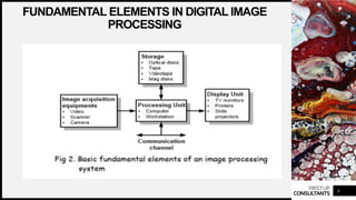 FIRSTUP
CONSULTANTS
FUNDAMENTAL ELEMENTS IN DIGITAL IMAGE
PROCESSING
8
 