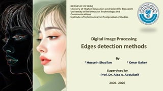 Digital Image Processing Edges Detection Methods | PDF