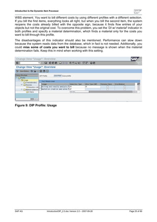 Dip profiles-documentation | PDF