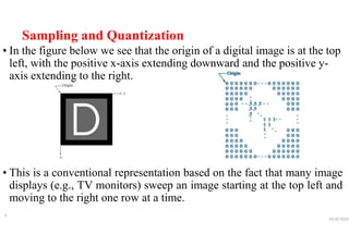 Digit Sampling Image Basics of digital signal and image processing | PPTX