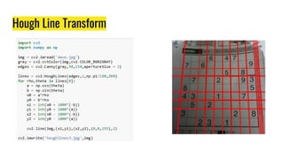 Hough Line Transform
 