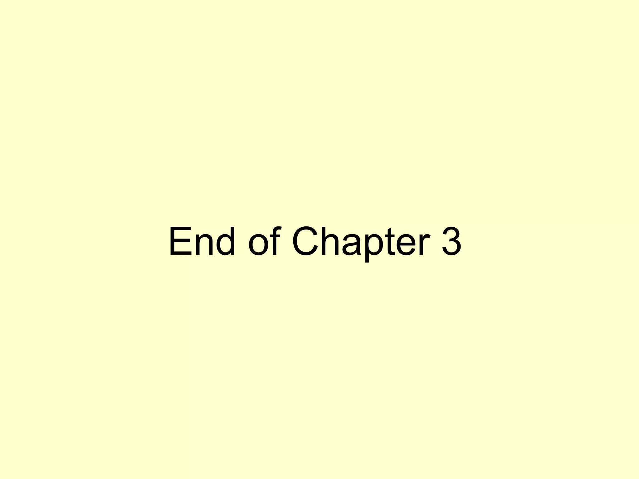 End of Chapter 3

 