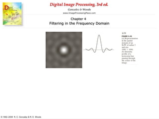 Digital Image Processing, 3rd ed.
www.ImageProcessingPlace.com
© 1992–2008 R. C. Gonzalez & R. E. Woods
Gonzalez & Woods
Chapter 4
Filtering in the Frequency Domain
 