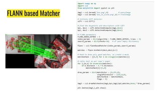FLANN based Matcher
 