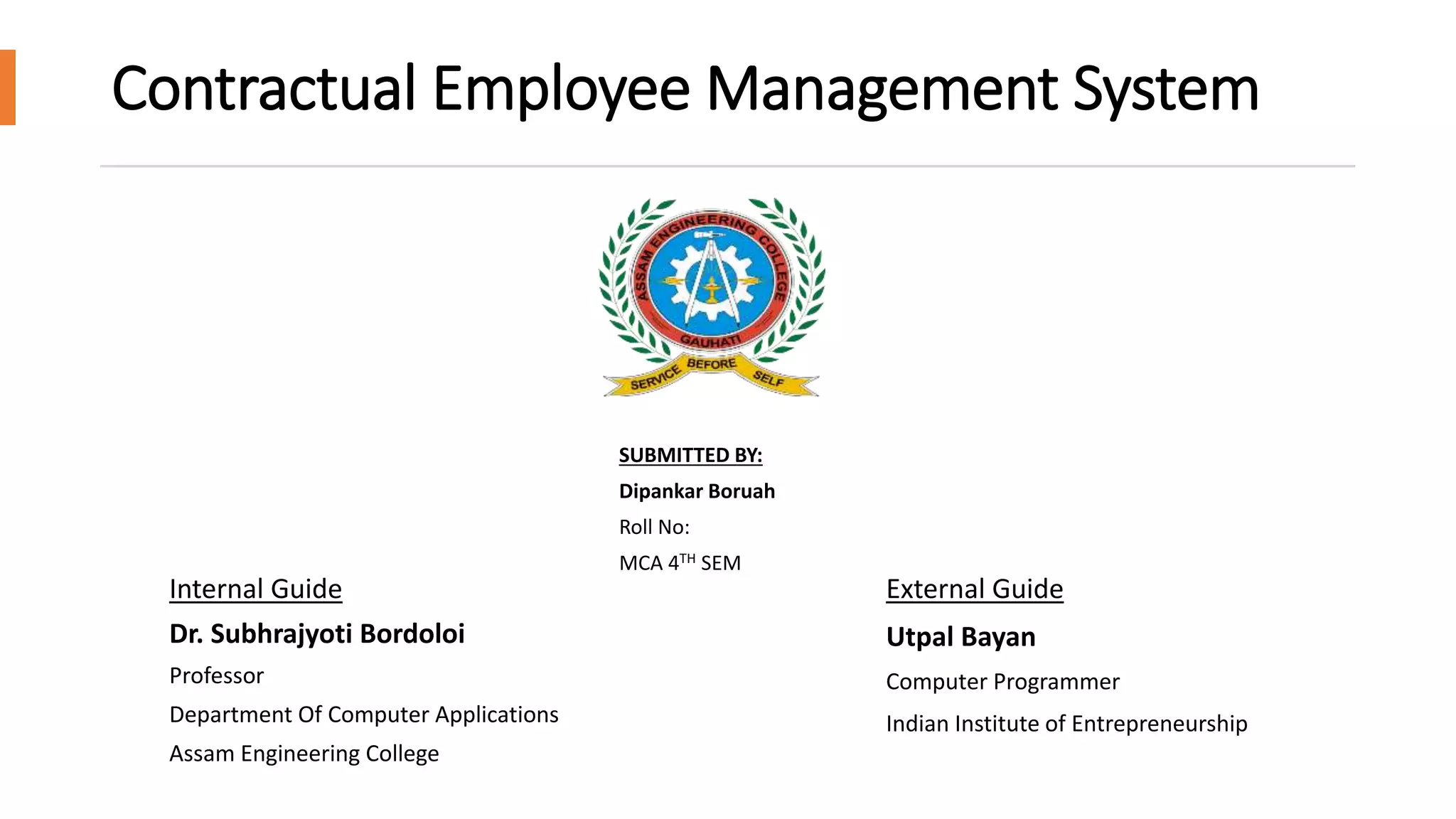 Employee Management System | PPTX | Web Development | Internet