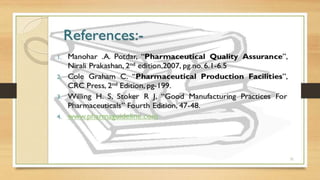 Sanitation in Manufacturing Premises 
