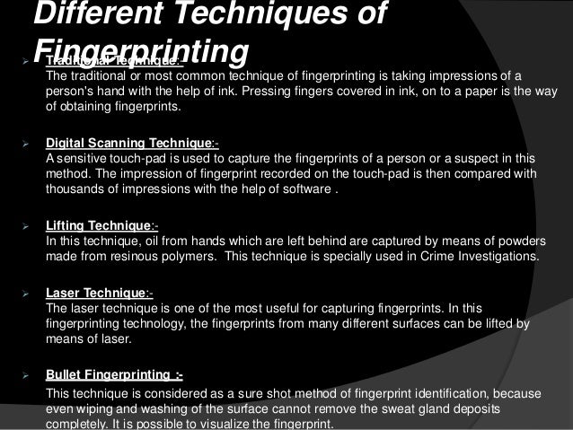 Dip Fingerprint