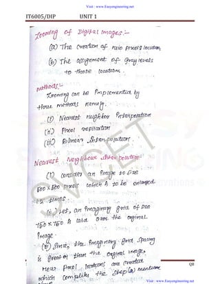 IT6005/DIP UNIT 1
SVCET QB
Visit : www.Easyengineering.net
Visit : www.Easyengineering.net
 