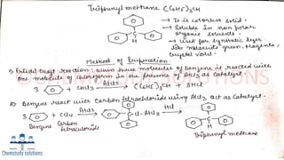 Organic Chemistry|Chapter 4-Polynuclear Hydrocarbons  Part –IV Diphenylmethane & Triphenylmethane