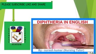 Diphtheria Pseudomembrane Removal
