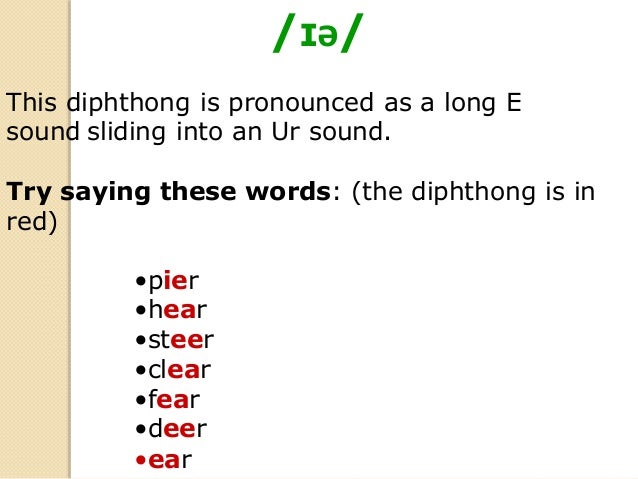 Diphthongs