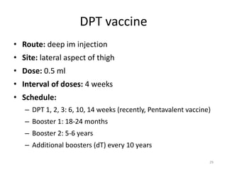 Dtp Injections Diphtheria and pertussis (whooping cough) | PPTX