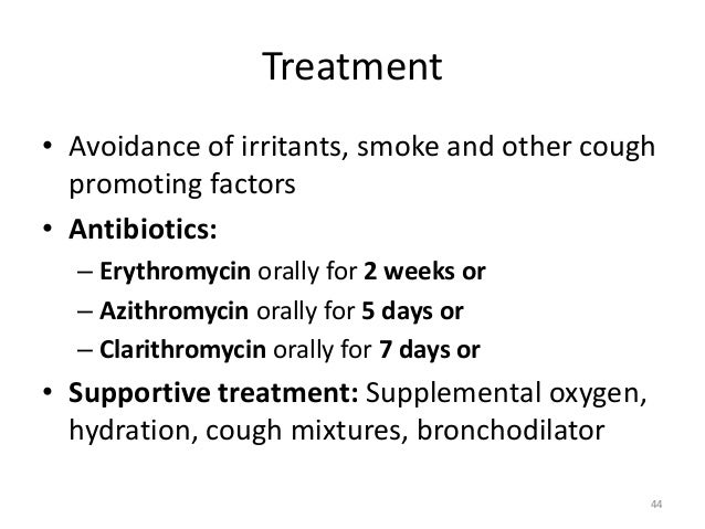 Clarithromycin 250mg Whooping Cough