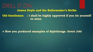 English 9 Diphthongs