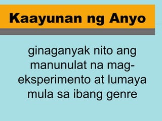 Malikhaing Di Piksyon na Pagsulat | PPT