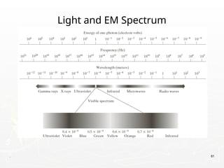 . 61
Light and EM Spectrum
 