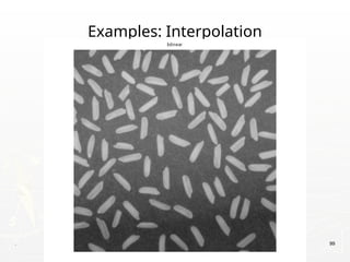 . 99
Examples: Interpolation
 