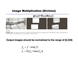 Digital Image Processing Basic Operations | PPTX