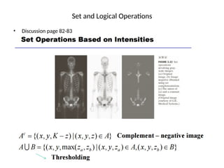 Digital Image Processing Basic Operations | PPTX