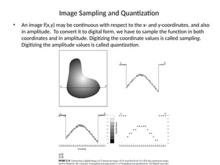 Sampling Quantisation Digital Image Processing Basic Operations | PPTX