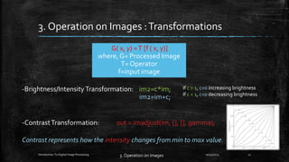 Introductory Digital Image Processing using Matlab, IIT Roorkee | PPTX
