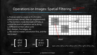 Introductory Digital Image Processing using Matlab, IIT Roorkee | PPTX